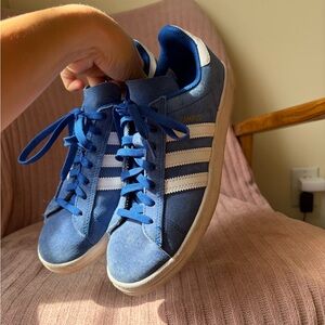 Adidas Campus Blue Suede White Stripes US 7.5 Men